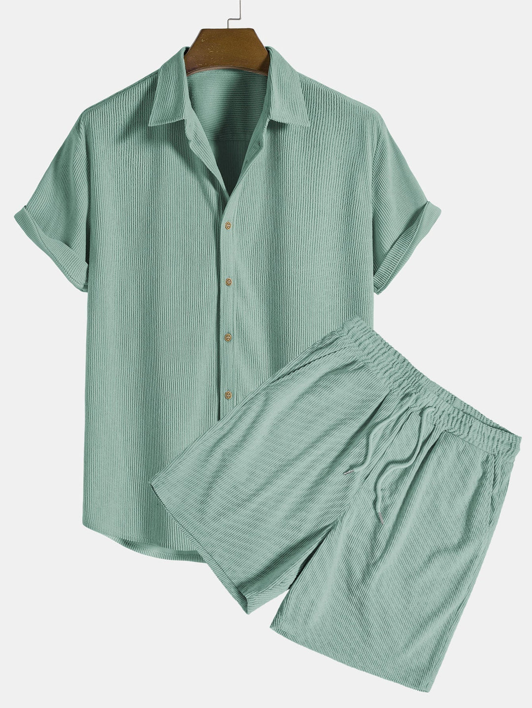 Mode Outlet | Heren Zomerset met Shirt en Shorts – Trendy & Comfortabel