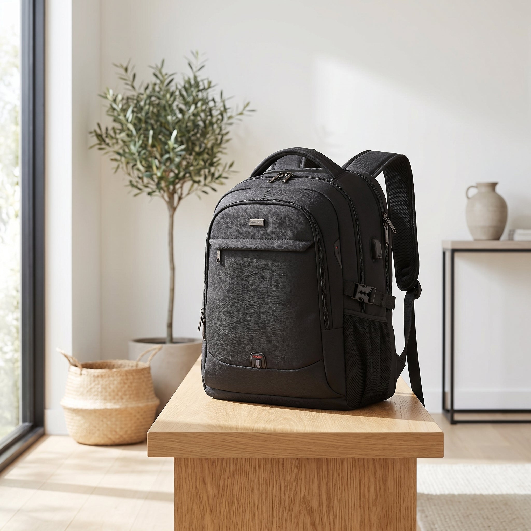 Heren Laptoprugzak – Grote Capaciteit – Functioneel Dagelijks Ontwerp