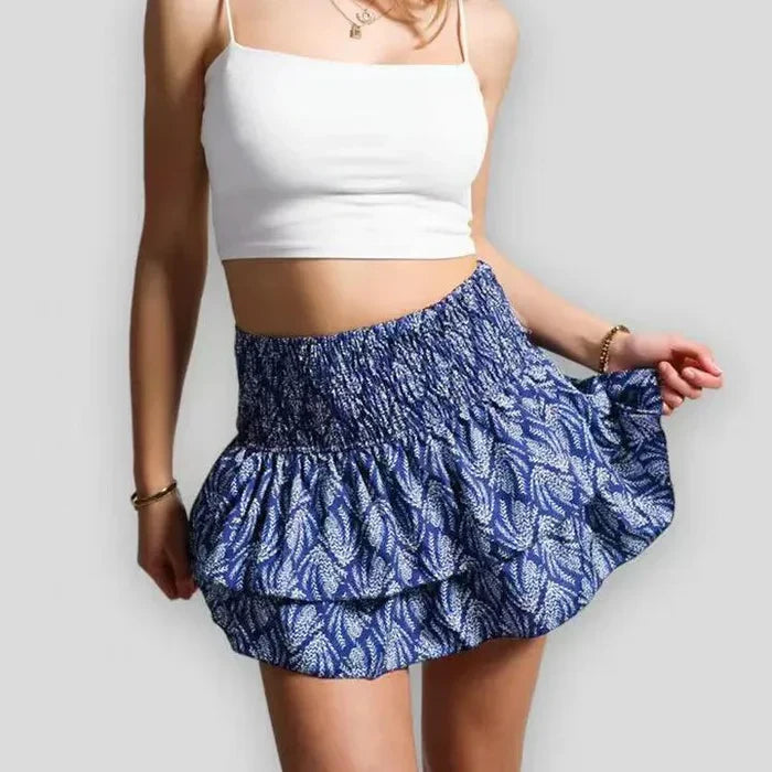 Dames Boho Rokje - Luchtig Zomerrokje voor Strand, Festival en Vakantie
