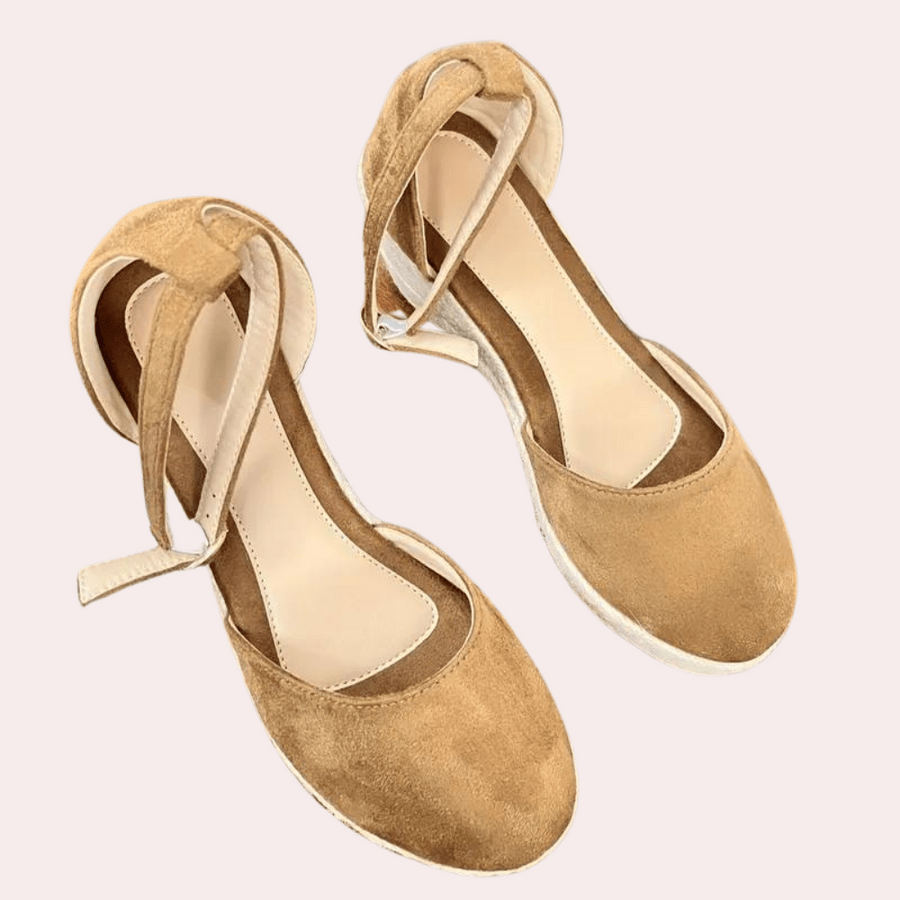 Isabelle | Comfortabele Sleehakken – Elegant & Stijlvol - De Mode OutletVeylith - Bruin - 0395