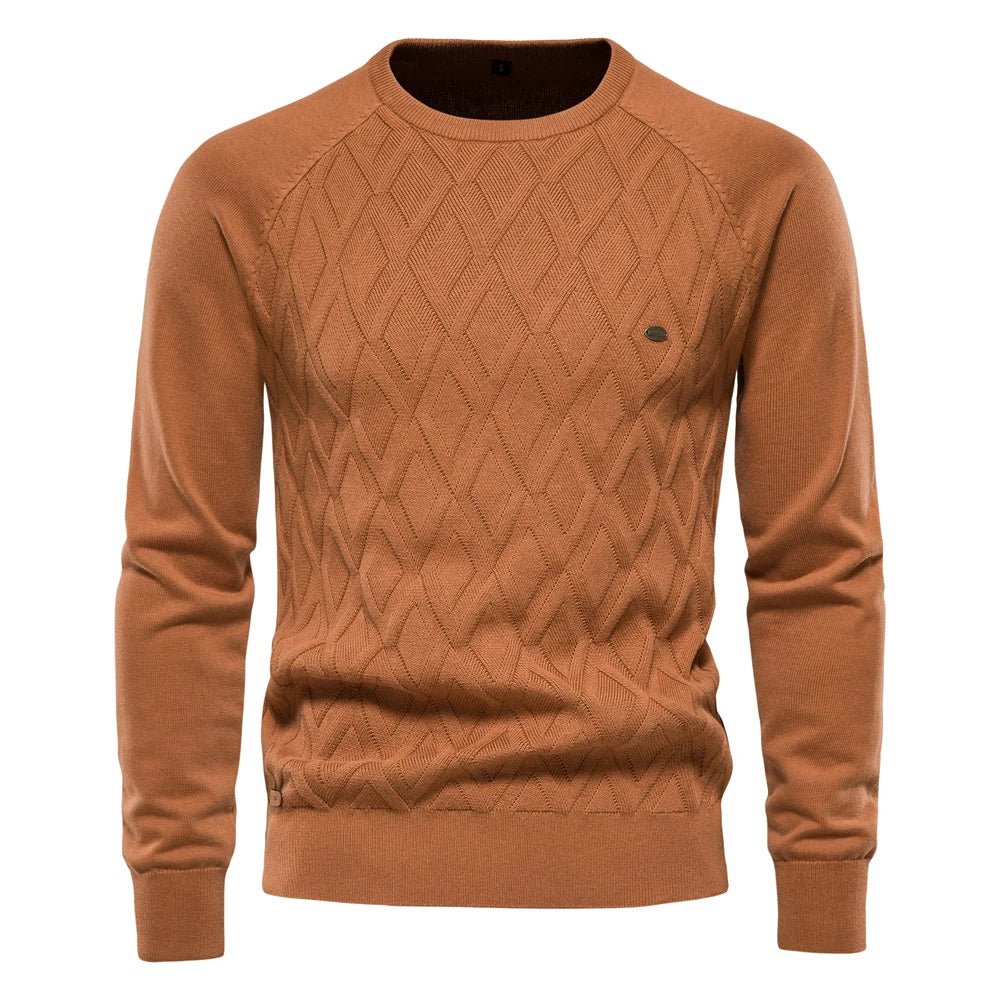 Jack | Warme gebreide trui voor heren voor ultiem comfort met knusse stijl - De Mode OutletJCCLPE00000026