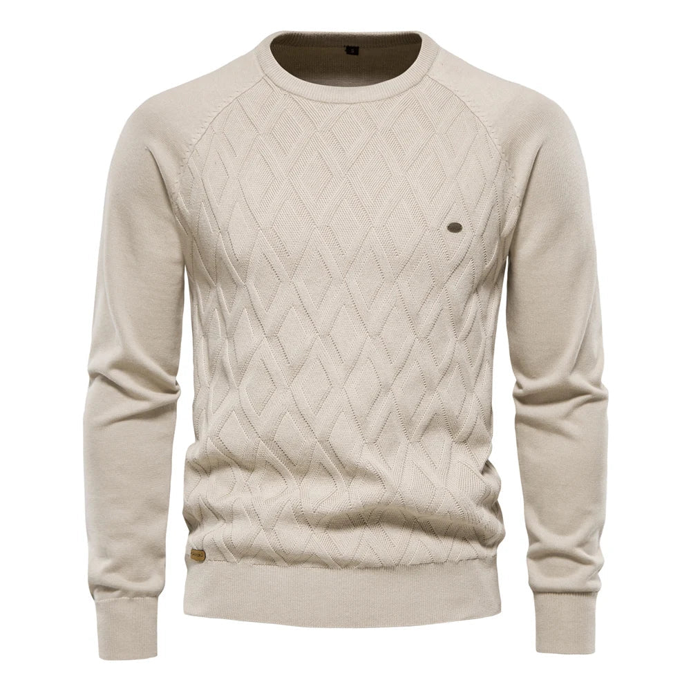 Jack | Warme gebreide trui voor heren voor ultiem comfort met knusse stijl - De Mode OutletJCCLPE0000006