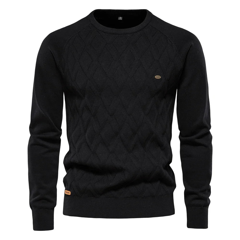 Jack | Warme gebreide trui voor heren voor ultiem comfort met knusse stijl - De Mode OutletJCCLPE00000021