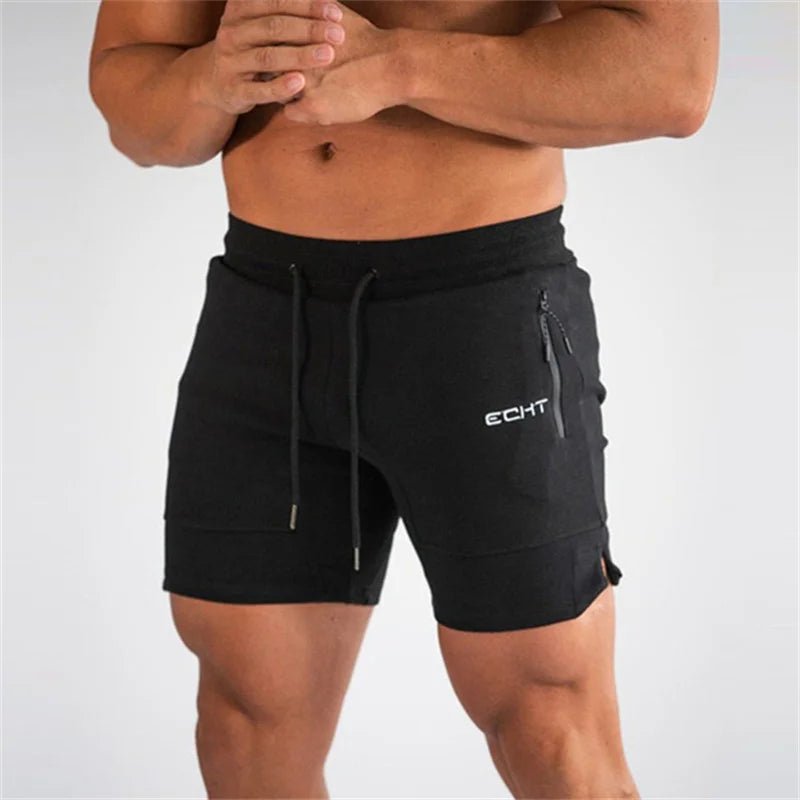 Liam Heren Sport Shorts met Ritszakken voor Hardlopen en Sportactiviteiten - De Mode Outlet