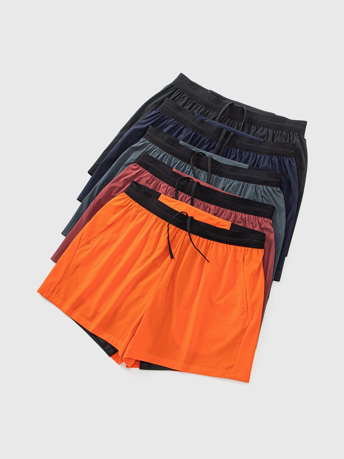 Liam Men's 2 - in - 1 Hardloop Short met Telefoonvak voor Ultiem Comfort en Bewegingsvrijheid - De Mode Outlet9768444428635-;sku_u0
