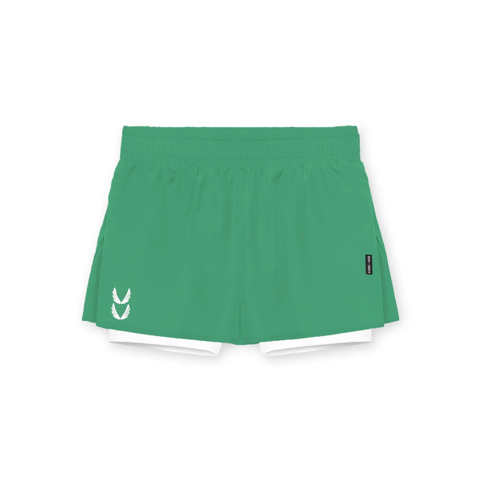 Liam Men's Sport Shorts 2 - in - 1 Ontwerp Sneldrogend voor Fitness en Joggen - De Mode Outlet1005006070337495-;14:1052YH-DK61 Beige