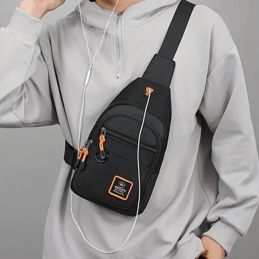 Lichtgewicht Outdoor Crossbody Tas – Waterafstotende Praktische Draagtas - De Mode OutletGREEN-WW92P88