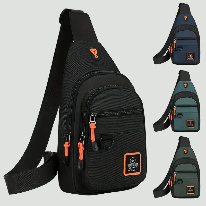 Lichtgewicht Outdoor Crossbody Tas – Waterafstotende Praktische Draagtas - De Mode OutletGREEN-WW92P88