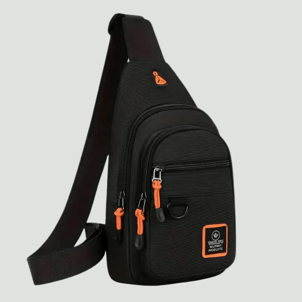 Lichtgewicht Outdoor Crossbody Tas – Waterafstotende Praktische Draagtas - De Mode OutletBLACK-ZX77Z98