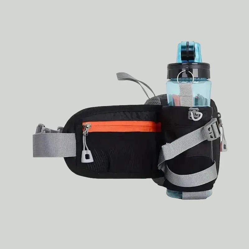 Lichtgewicht Waterbestendige Outdoor Heuptas – Met Fleshouder - De Mode OutletBLACK-BC67Z31