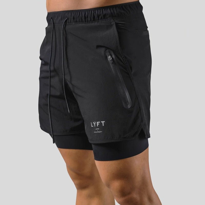 Luca Mannen Sportbroek 2 - in - 1 voor Comfort en Ondersteuning tijdens Workouts - De Mode Outlet7973416829174-;sku_b0