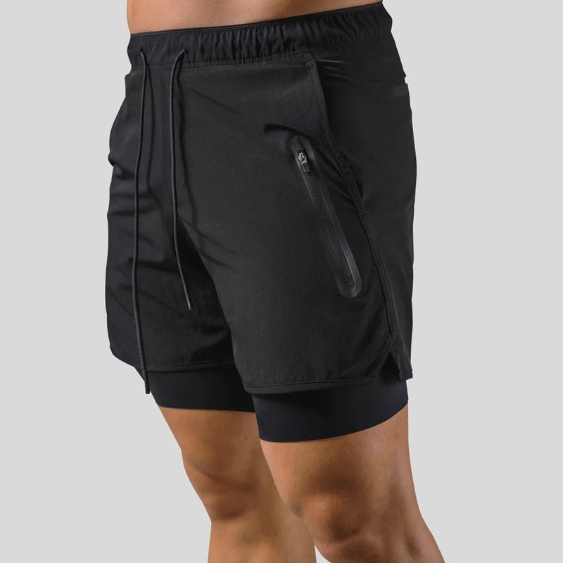 Luca Mannen Sportbroek 2 - in - 1 voor Comfort en Ondersteuning tijdens Workouts - De Mode Outlet7973416829174-;sku_f0