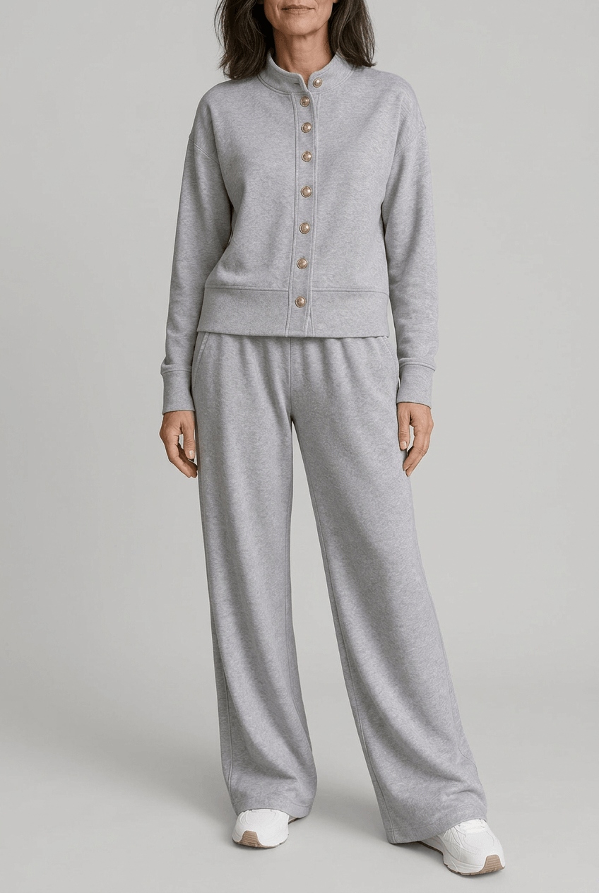 Joggingpak Dames – Grijs - beeld 1