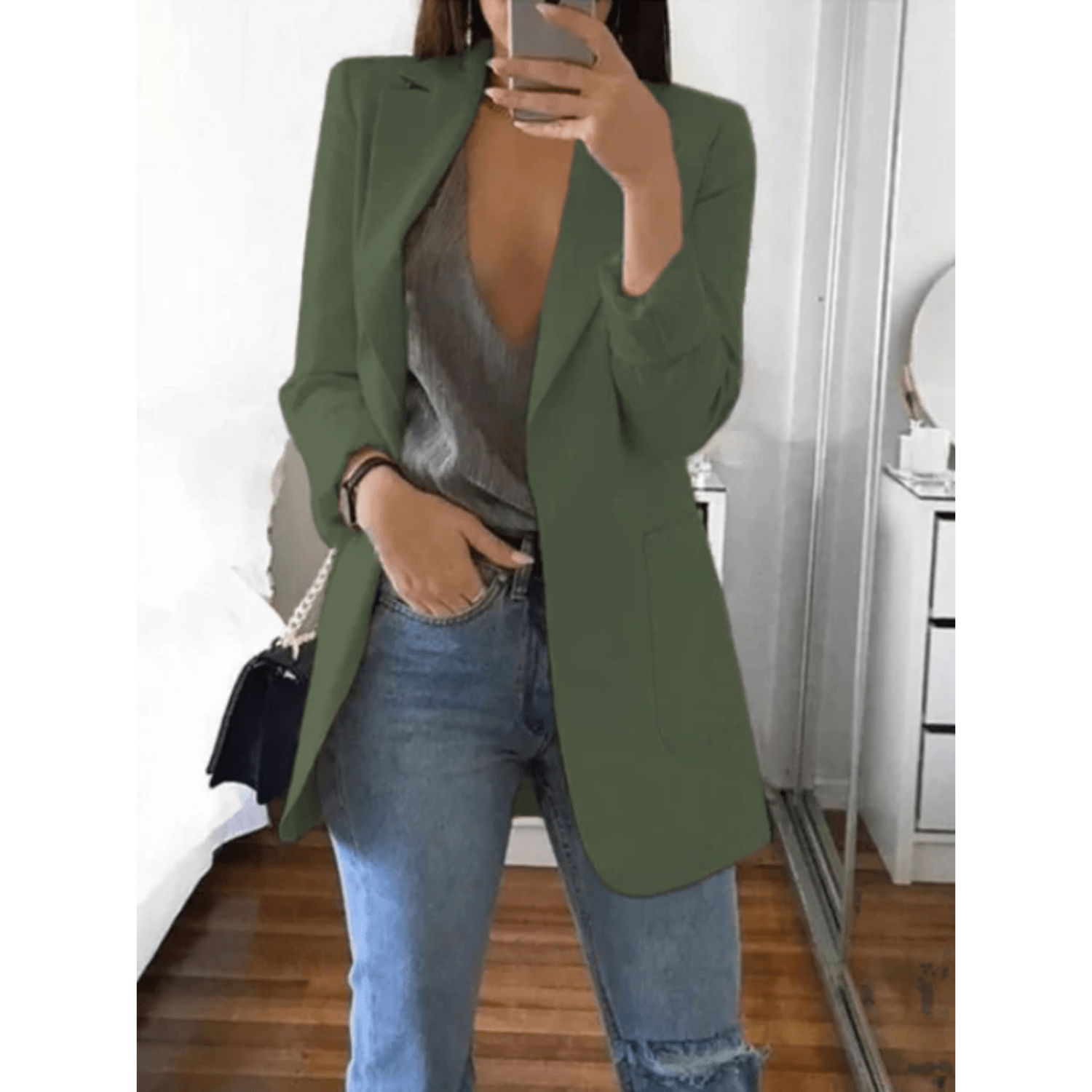 Mode Outlet | Slim - Fit Blazer voor Vrouwen – Stijlvol & Veelzijdig - De Mode OutletDQ-06021954-1831