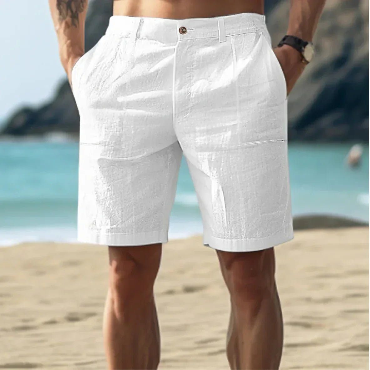 Mode Outlet | Zomerse Linnen Korte Broek – Licht & Comfortabel - De Mode Outlet