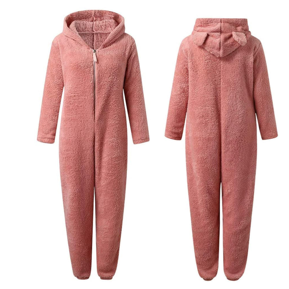 CUDDLECUB | Superzachte Fleece Onesie met Berenoortjes – Warm & Knus