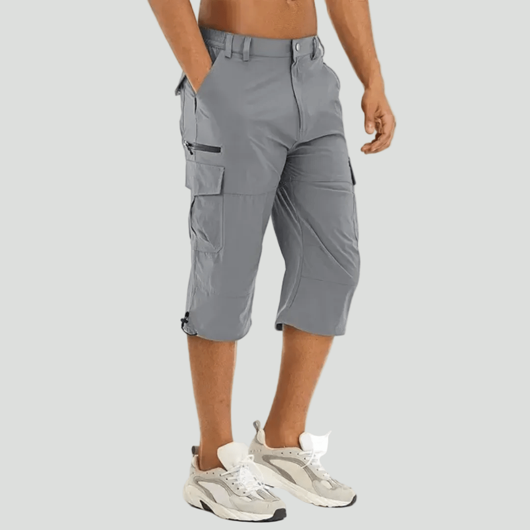 Outdoor Cargo Shorts – Knie - lengte Ontwerp met Verstelbare Pasvorm - De Mode Outlet27044062143905