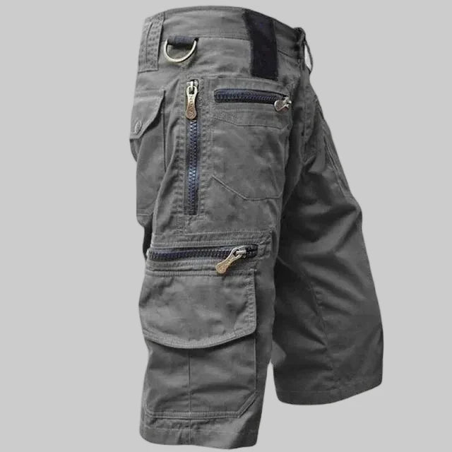 Outdoor Cargo Shorts voor Heren – Ritszakken voor Wandelen en Vissen - De Mode Outlet28323491664221