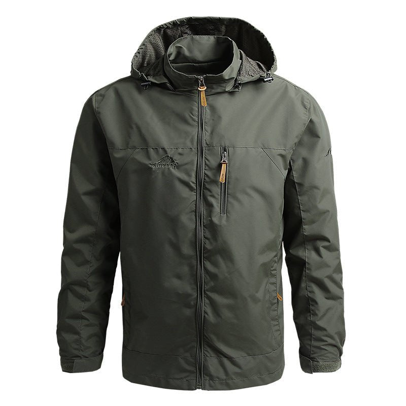 Softshell heren outdoor jas – lichtgewicht en waterafstotend voor elk weertype - De Mode Outlet