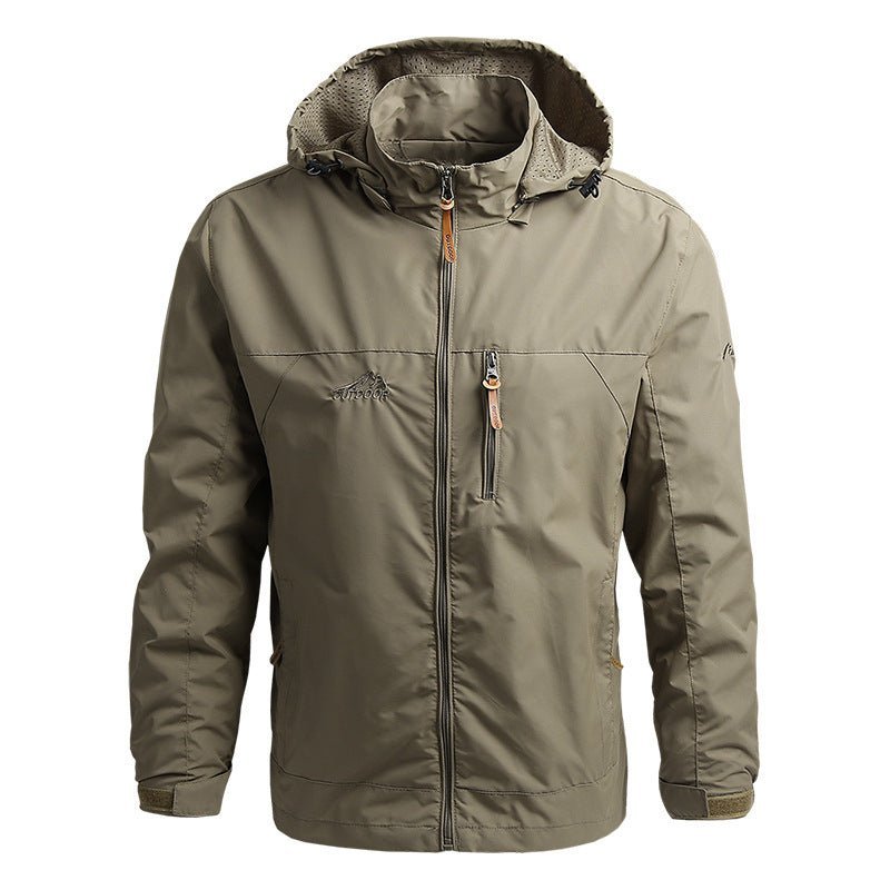 Softshell heren outdoor jas – lichtgewicht en waterafstotend voor elk weertype - De Mode Outlet