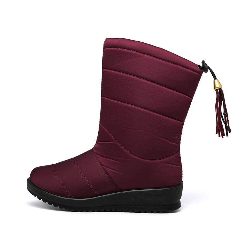 Super Warme Zachte Dames Winterlaarzen | Comfort en Grip voor Koude Dagen - De Mode OutletDE142010