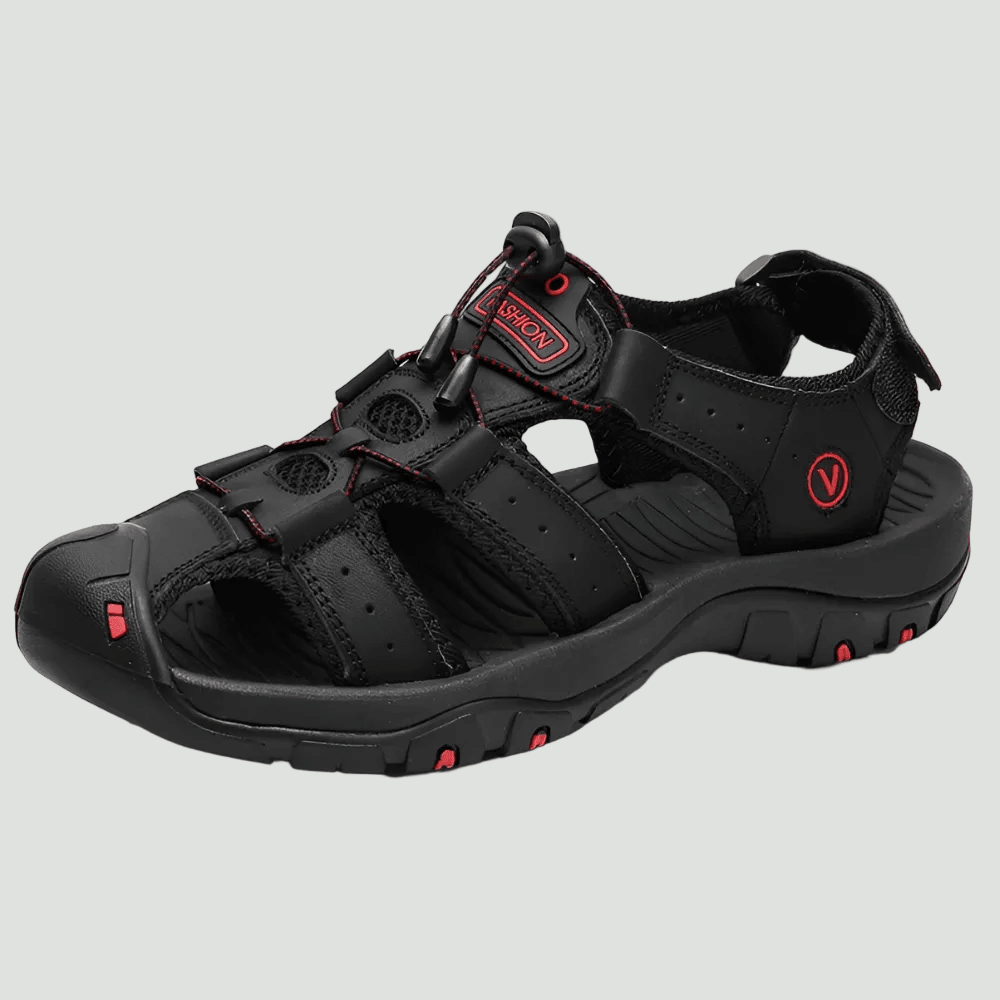 Waterbestendige Outdoor Wandelsandalen – Lichtgewicht Gripondersteuning - De Mode OutletBLACK-CX12B86