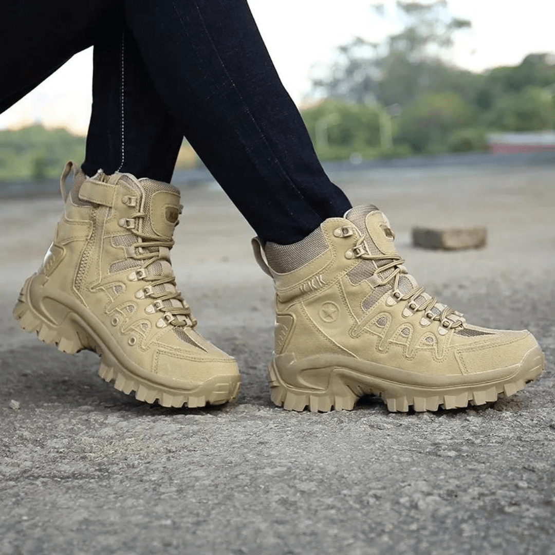 Waterdichte Lichtgewicht Outdoor Laarzen – Gripondersteuning voor Gebruik in het Veld - De Mode OutletKHAKI-SA30V66