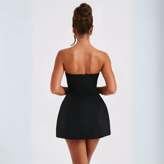 Dames Bodycon Mini Jurk – Aansluitende Pasvorm voor Avond en Uitgaan