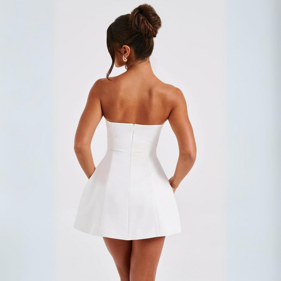 Dames Bodycon Mini Jurk – Aansluitende Pasvorm voor Avond en Uitgaan