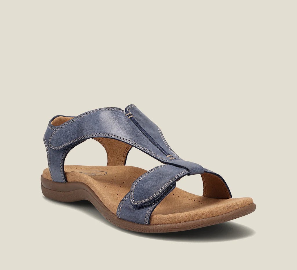 Dames Sandalen met Lage Hak – Verstelbare Gesp – Comfortabele Zomersandalen