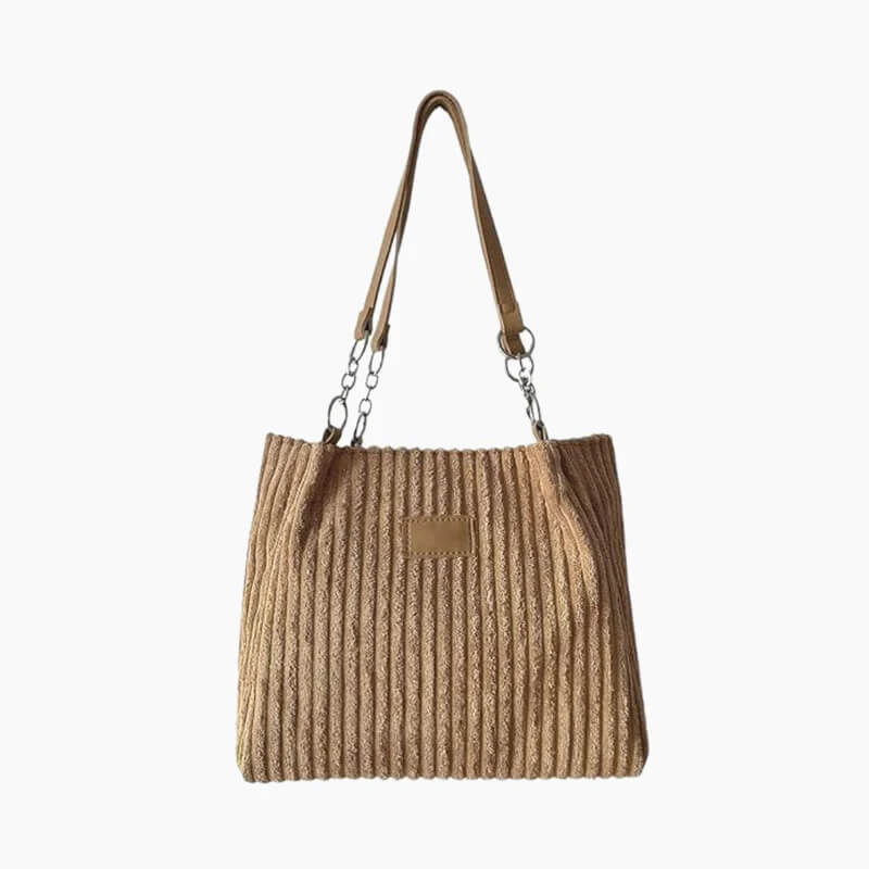 Ribbel Shopper - Ruime Damestas met Schouderhengsels