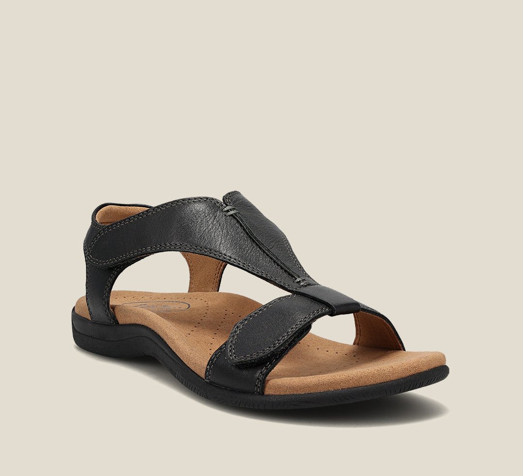 Dames Sandalen met Lage Hak – Verstelbare Gesp – Comfortabele Zomersandalen