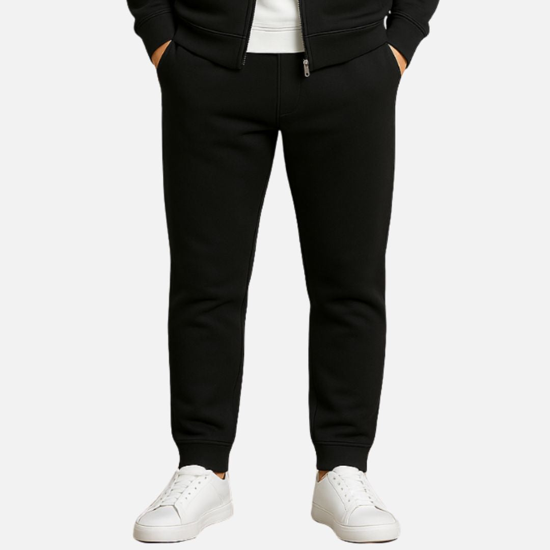 Heren Joggingpak Set - Vest met Rits en Bijpassende Broek