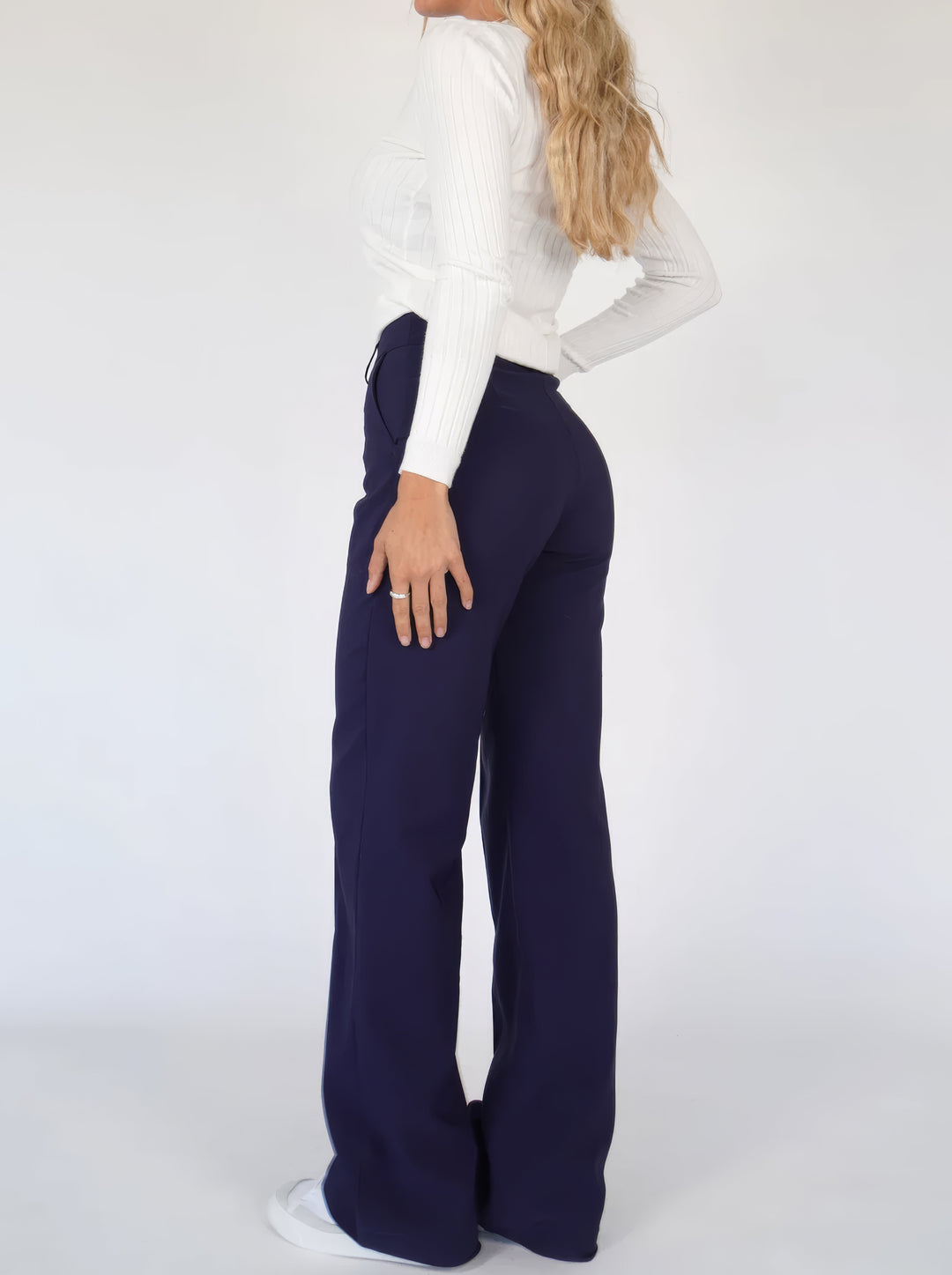 Dames Broek – Wide-Leg Fit – Tijdloze Pasvorm voor Dagelijks Gebruik