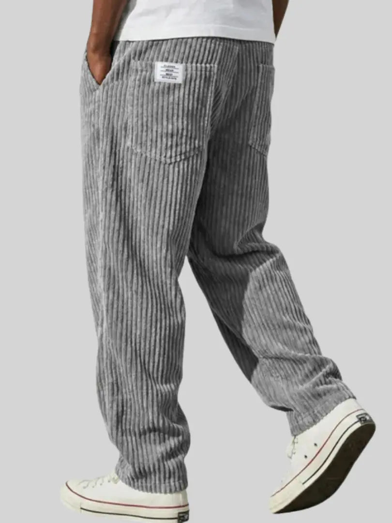 Corduroy Broek Heren – Grijs - beeld 3