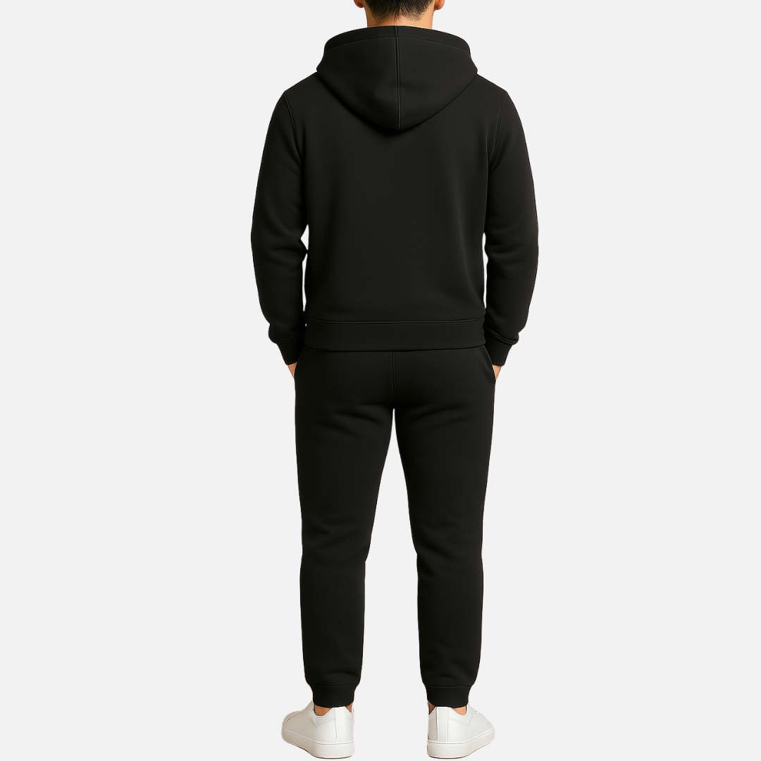 Heren Joggingpak Set - Vest met Rits en Bijpassende Broek