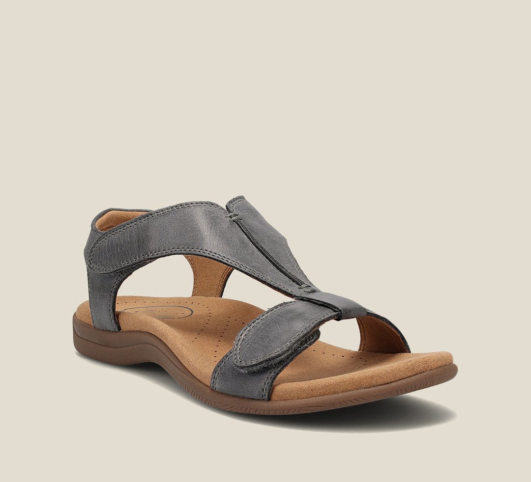 Dames Sandalen met Lage Hak – Verstelbare Gesp – Comfortabele Zomersandalen