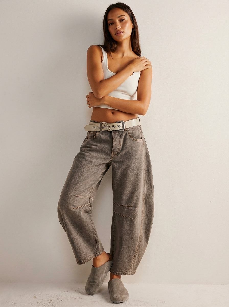 Dames Baggy Jeans – Hoge Taille – Relaxte Casual Pasvorm