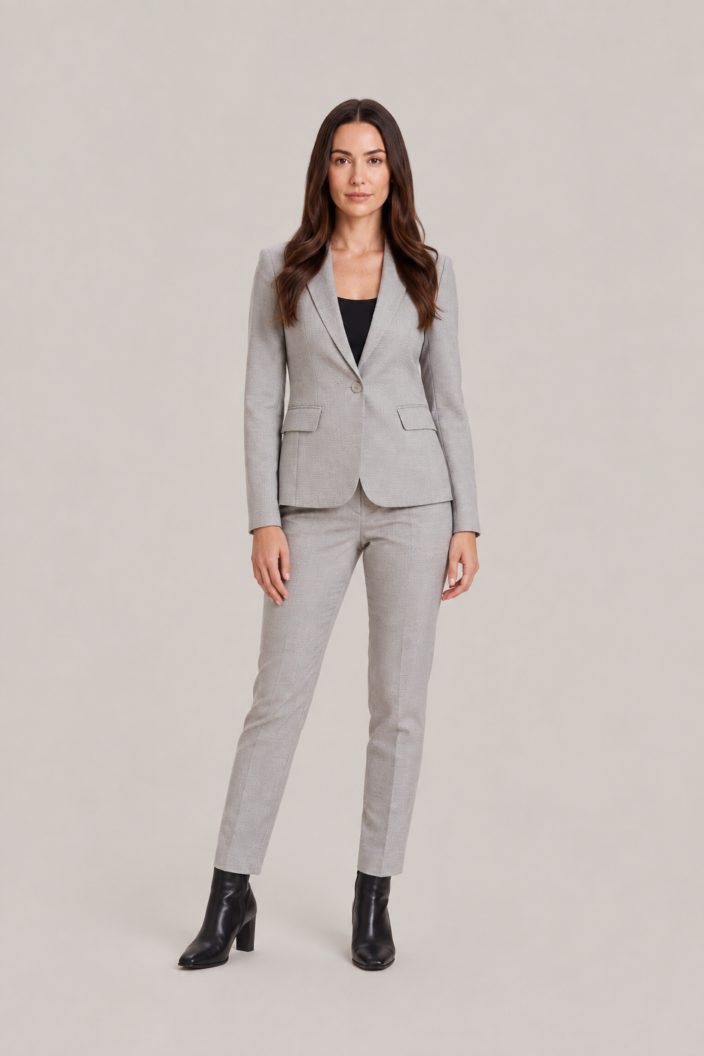 Dames Broekpak met Getailleerde Blazer en Broek