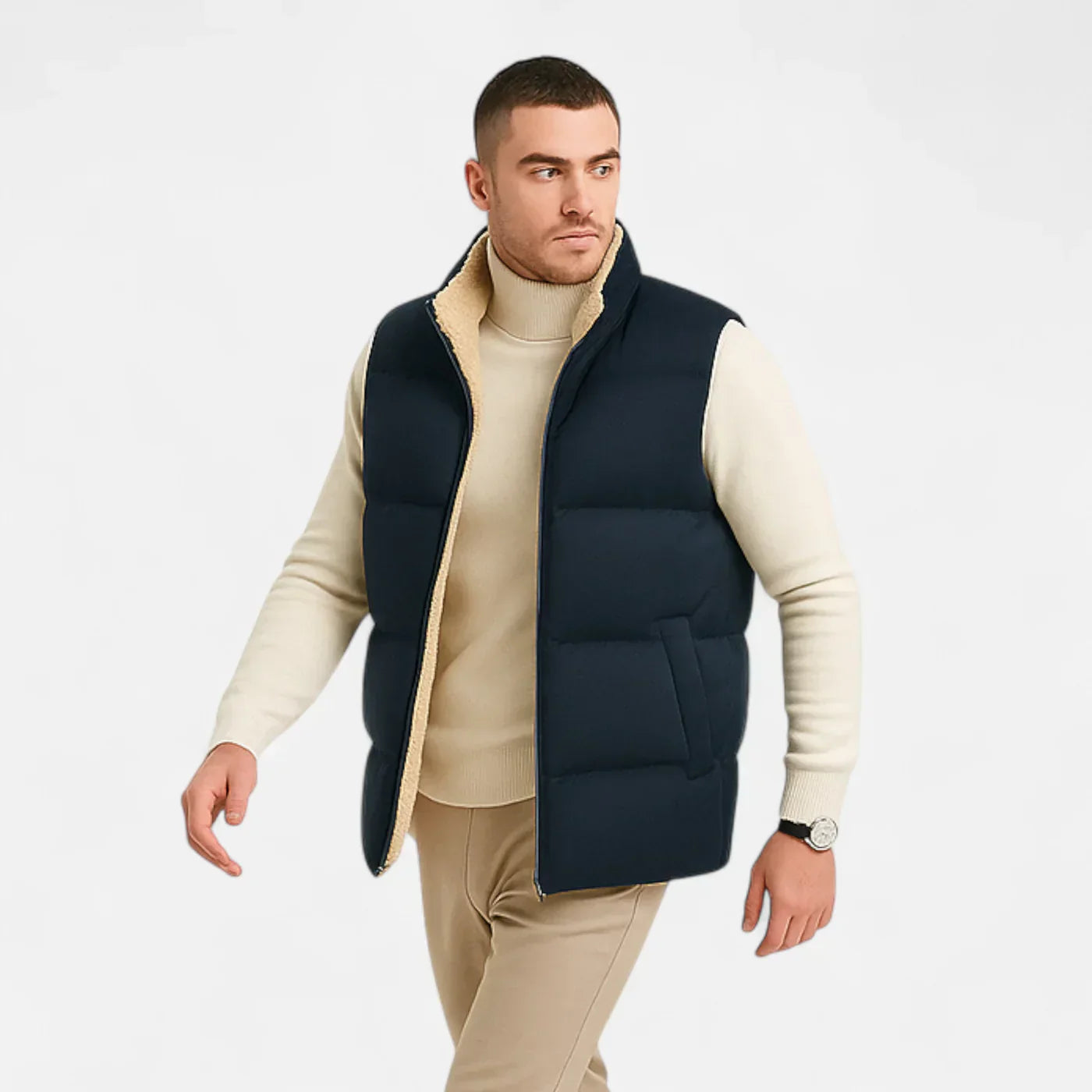 Heren puffer bodywarmer | Lichtgewicht en warm voor dagelijks gebruik