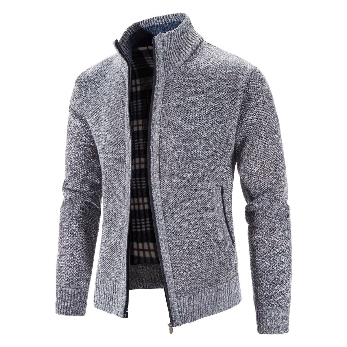 Mode Outlet | Stijlvol Herenvest met Rits – Modern & Comfortabel