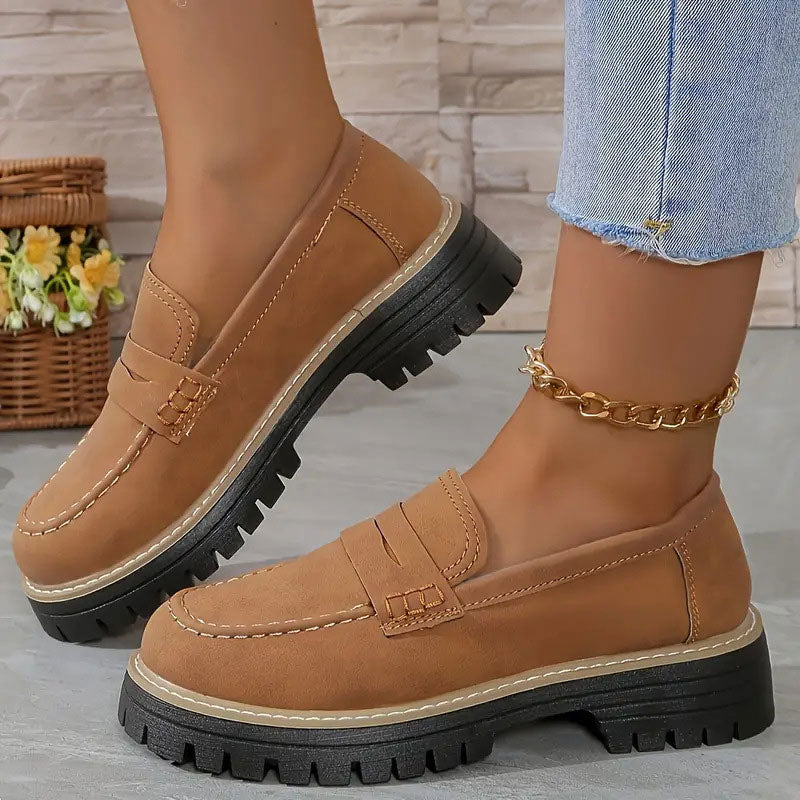 Lilia | Comfortabele Plateau Loafers voor Dames
