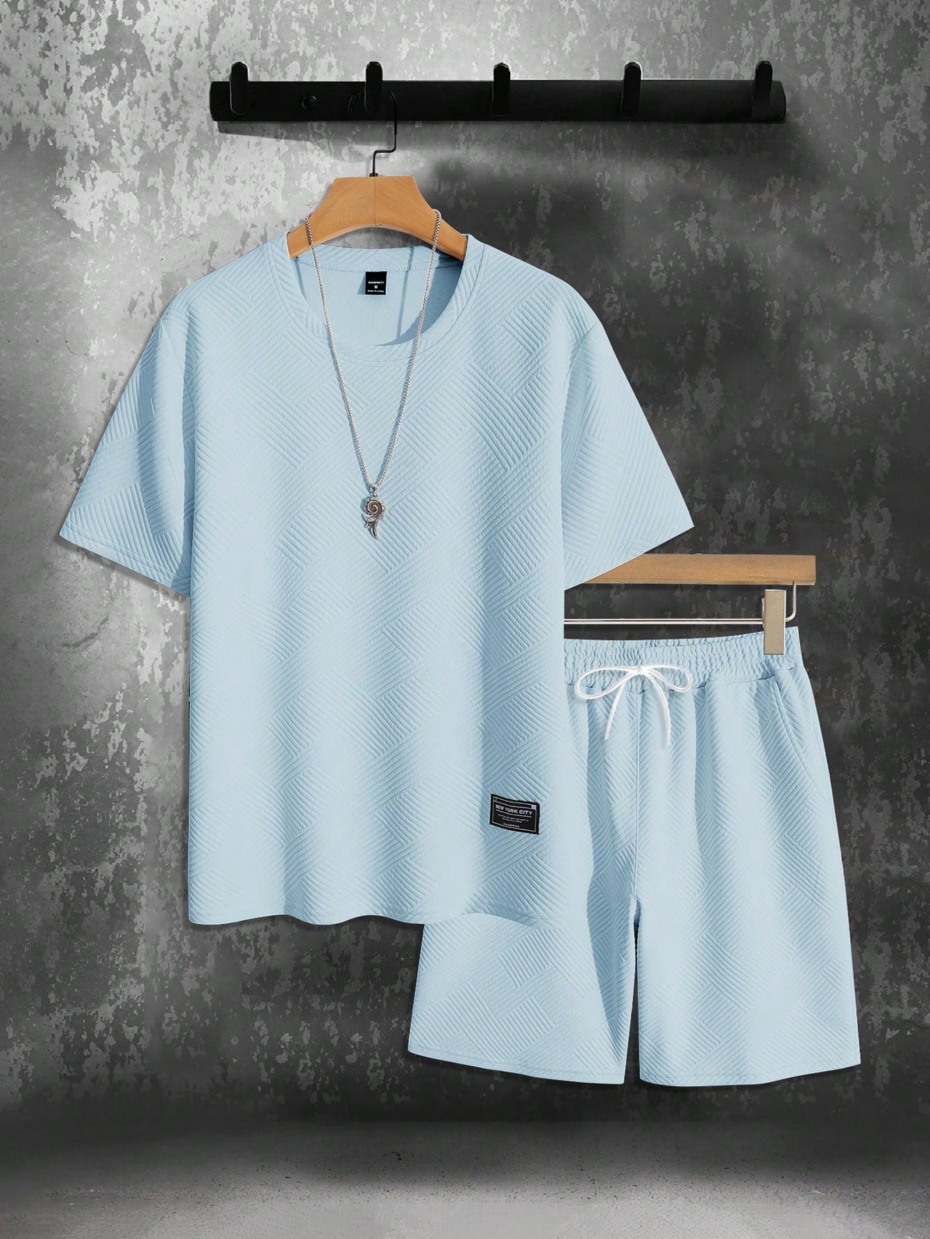 Heren zomerset | Oversized T-shirt en sportieve shorts voor een casual look