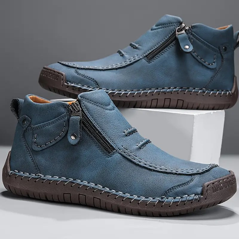 Boots Heren met Rits – Blauw - beeld 1
