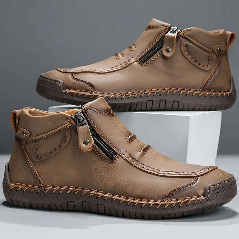 Boots Heren met Rits – Camel - beeld 3