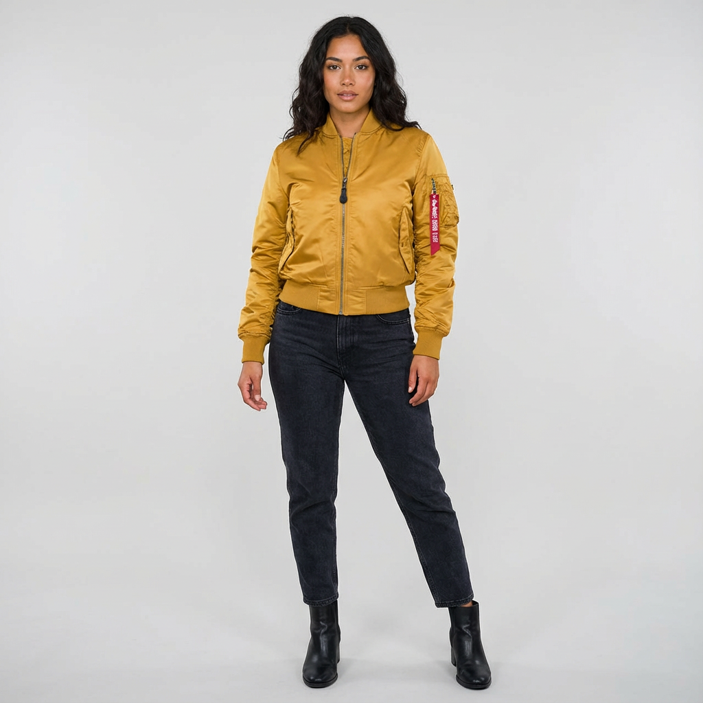 Dames Bomberjack – Utility Details – Klassiek Casual Ontwerp