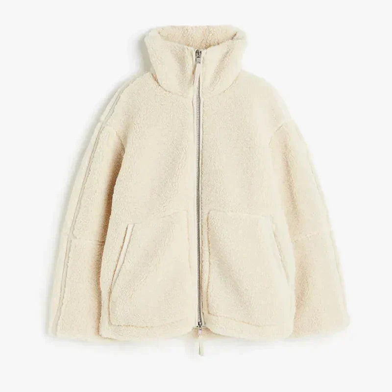 Teddy Jas Dames – Warm fleece met rits en comfortabele pasvorm