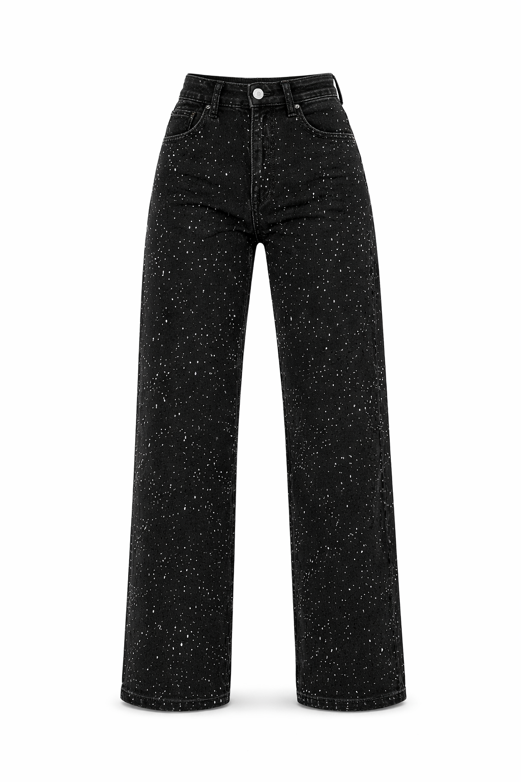 Dames High Waist Jeans – Rechte Pijpen – Moderne Casual Pasvorm