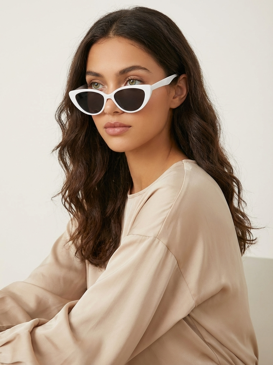 Dames Cat Eye Zonnebril – Retro Ontwerp – Veelzijdig Zomer Accessoire