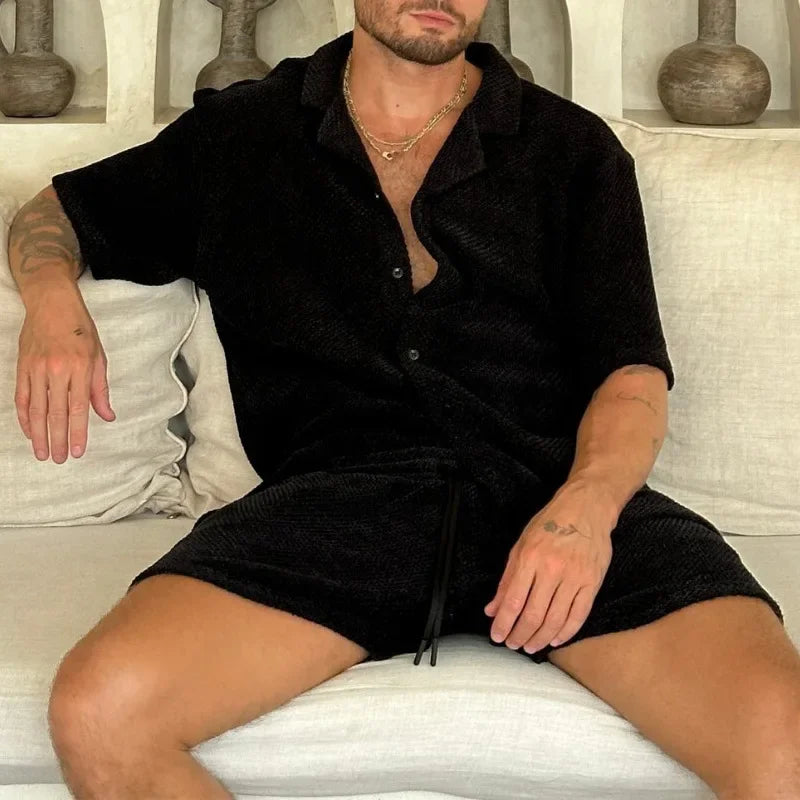 Noah Heren Casual Set met Korte Mouwen-1